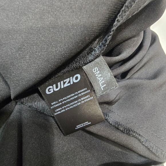 GUIZIO Wrapped Maxi Dress in Black - Picture 8 of 12